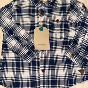 Zara Plaid Button Down